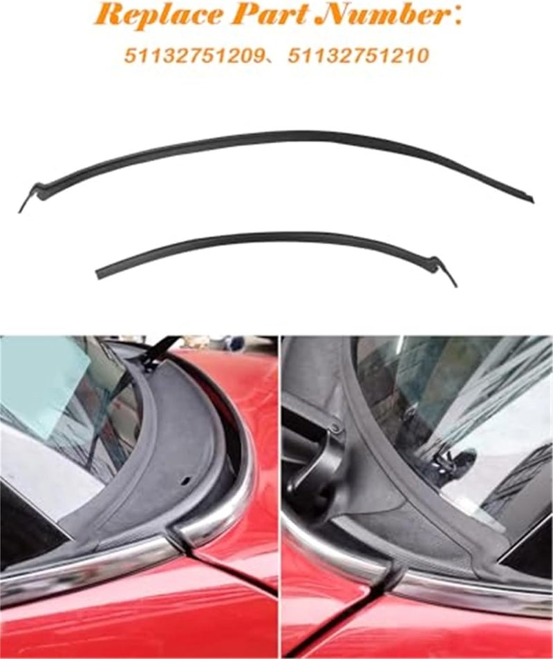 Wivplex Windshield Wiper Cowl Cover Trim for MINI Cooper - Image 4