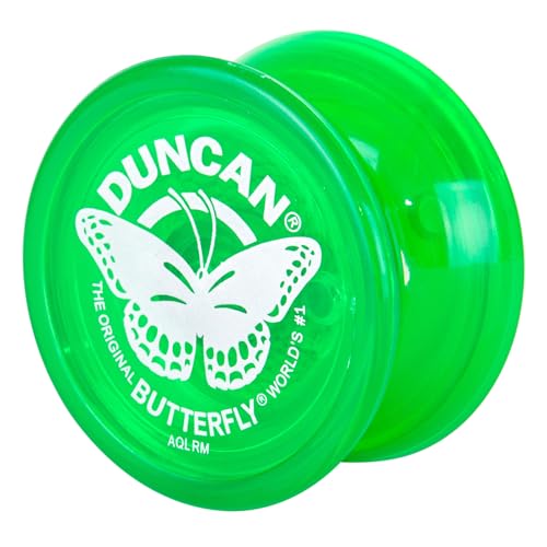 Duncan Toys Butterfly YoYo Beginner YoYo with String Steel Axle and Plastic Body Green - Image 1