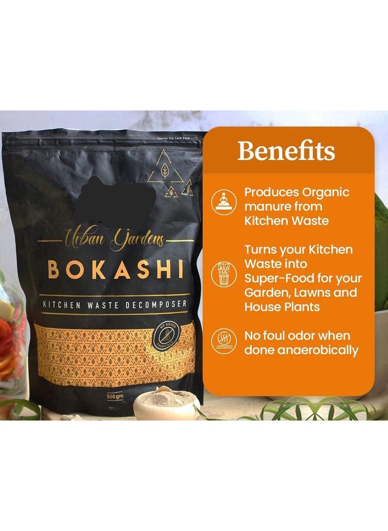 Shree Parshva NATURE WITH BEAUTY Shree Parshva Nature with BEAUTYBokashi Bran Powder Compost Maker Accelerator Decompose Kitchen Waste to SuperFood for Plants 25Kg  - Image 4