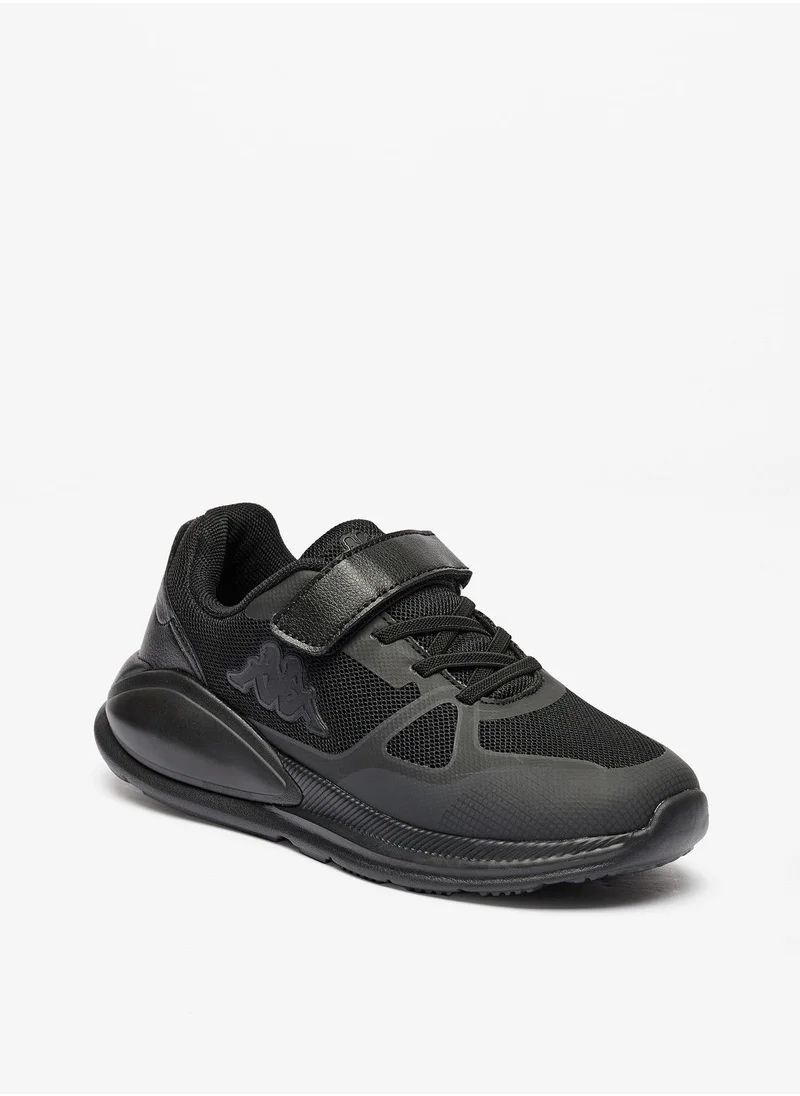 Kappa Boys Textured Sneakers with Hook and Loop Closure