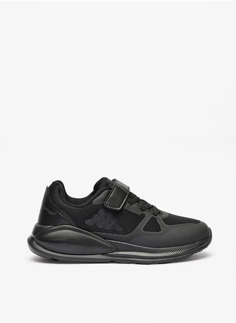 Kappa Boys Textured Sneakers with Hook and Loop Closure