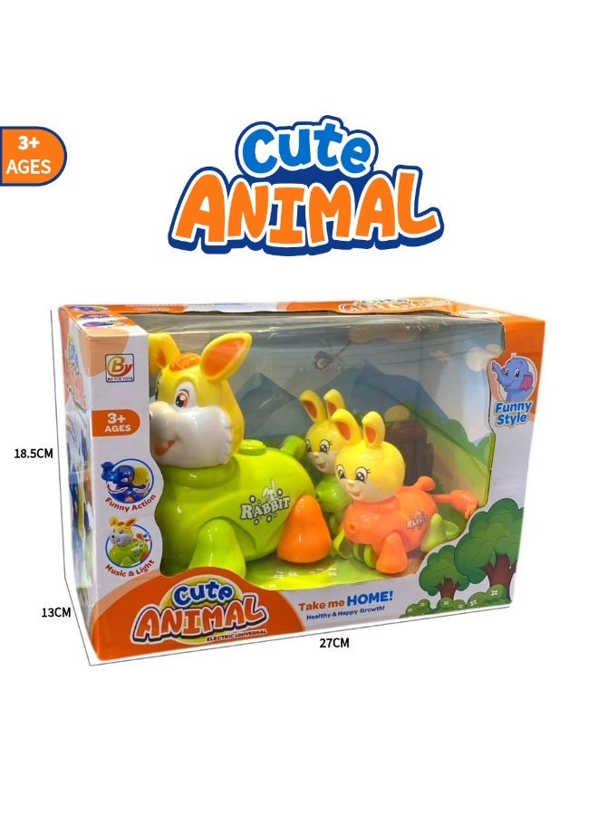 Electric Rabbit Toy with Music & Light - +3 ages - Image 2