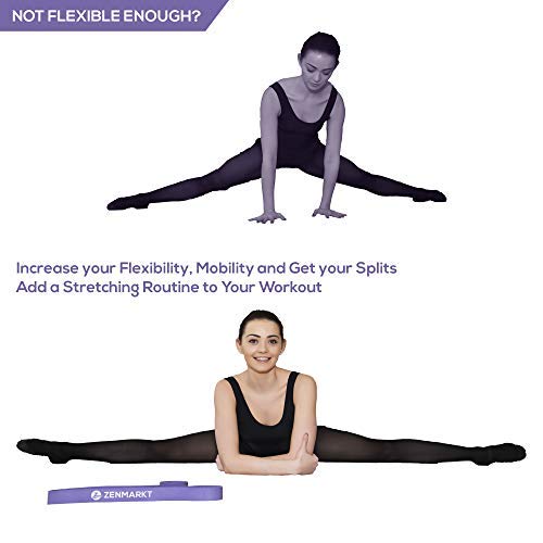 Zenmarkt Stretch Bands for Flexibility and Strength - Ballet Stretch Bands Ideal to Have as Dance Equipment in Every Competition - Suitable for Gymnastics, Cheerleading, and Pilates Training(Purple) - Image 3