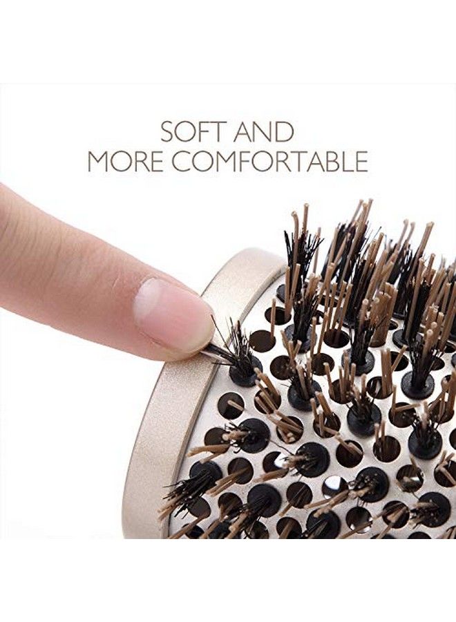 Baasha Extra Large Round Brush 3 Inch Hair Brush With Boar Bristle Dry Round Brush For Long Hair Boar Bristles Round Brush For Blow Drying Large Ceramic Brushes For Curly Hair Ceramic Round Barre - Image 4