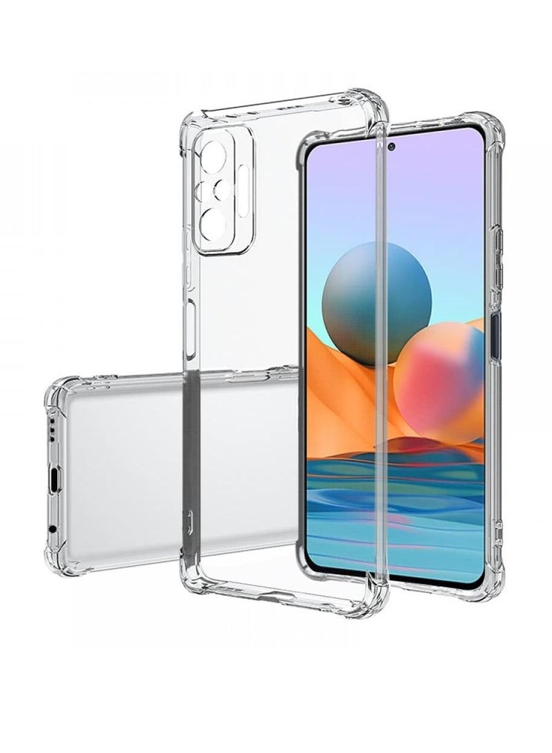 BORTONY Xiaomi Redmi Note 10/10S 4G Crystal Clear Anti Scratch Case Shock Absorbent TPU with Corner Bumper Protection Protective Back Cover - Image 4