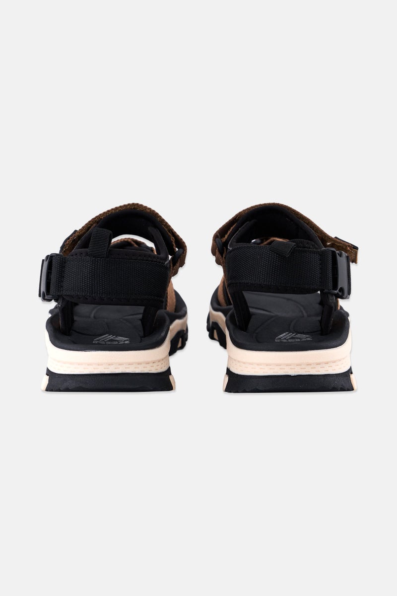 RBX Men Velcro Closure Outdoor Sandals, Brown  - Image 2