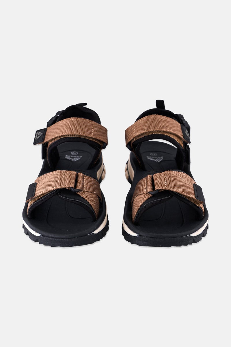 RBX Men Velcro Closure Outdoor Sandals, Brown  - Image 4