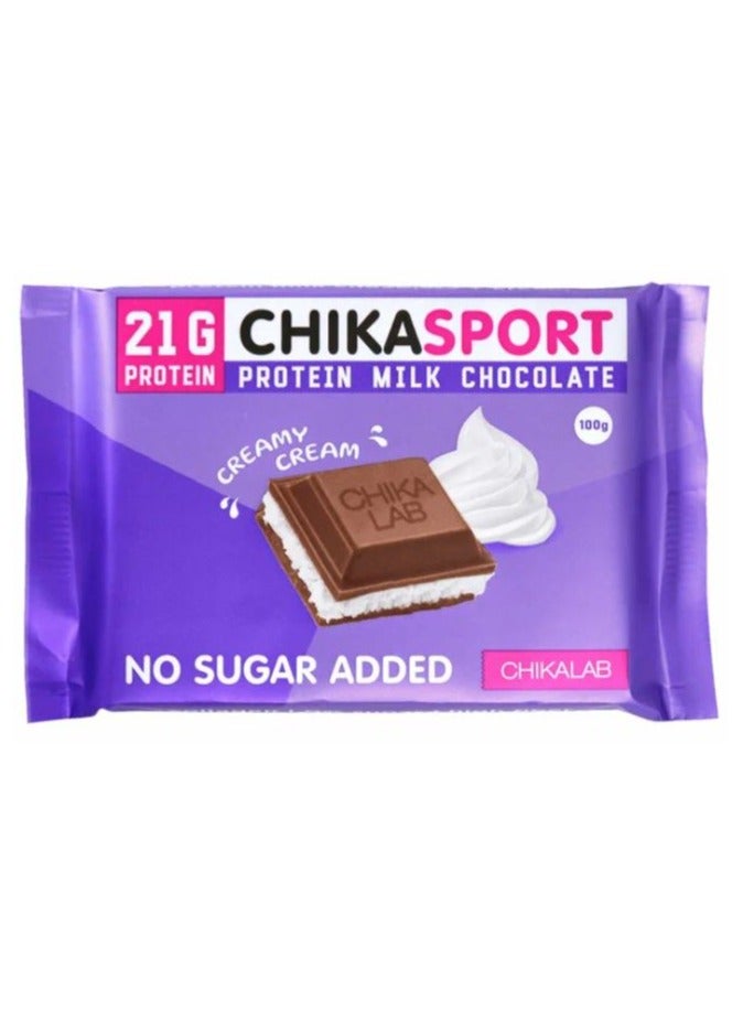 Chikalab Chikasport Protein Milk Chocolate Creamy Cream 100g - Image 1