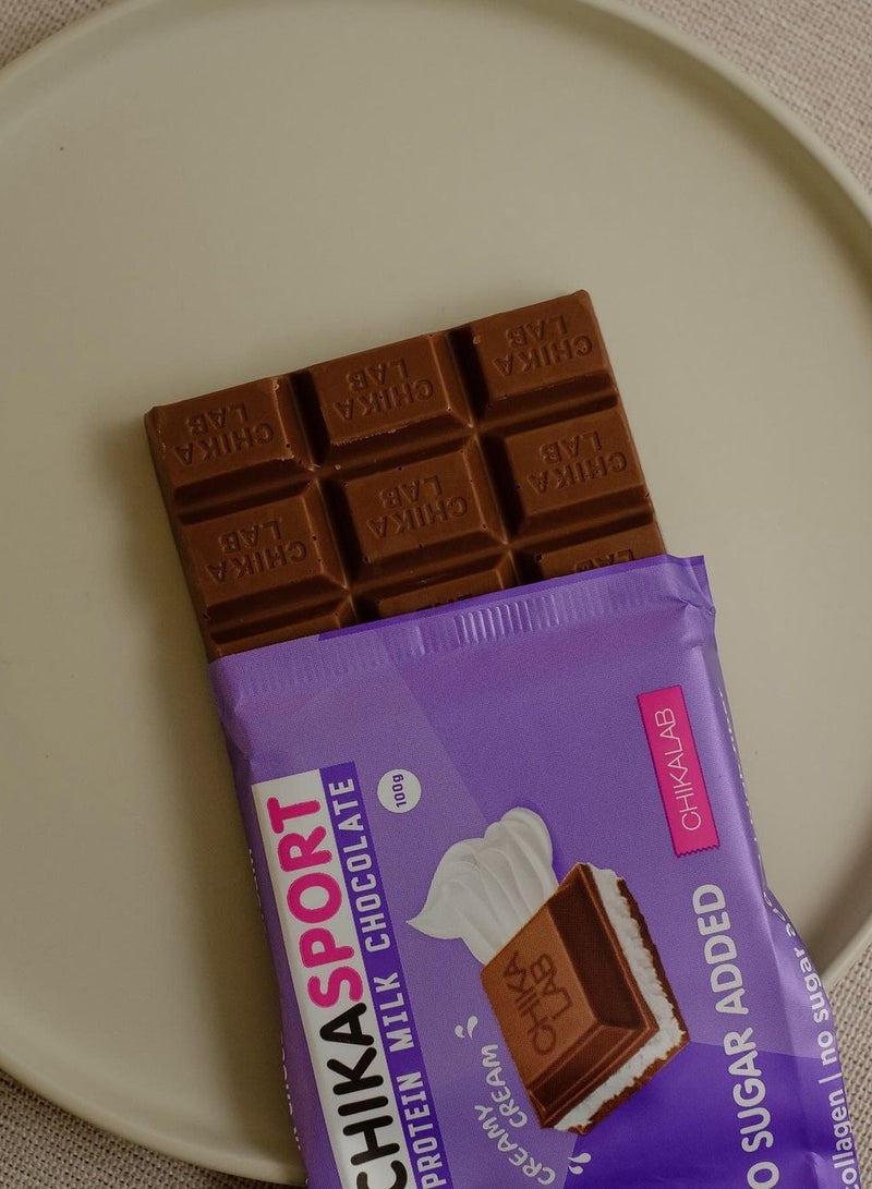 Chikalab Chikasport Protein Milk Chocolate Creamy Cream 100g - Image 2