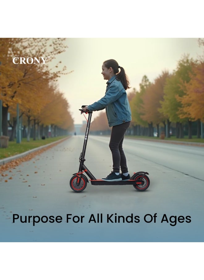 Crony - W563 app Fast E-Scooter For Kids/Teens, Up To 45kilo/H, 250w Motor, 36v 7.8ah Battery, 8.5"Tires, App Controlled Lightweight Foldable With Led Headlights High-Speed Electric Scooter, Anti-Slip Deep-Tread Rubber Tires, Rear Disc Brake, 100kg Max Load, Smart Scooter With App Connectivity, Portable Aluminum Frame For Adults, Heavy-Duty, Travel-Ready Design - Image 1