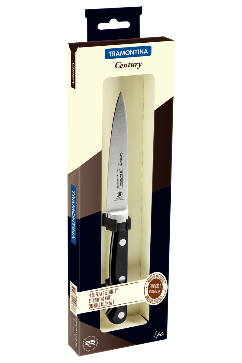 TRAMONTINA Tramontina Century 4" Fruit and Vegetable Knife with Stainless Steel Blade and Polycarbonate and Fiberglass Handle - Image 1