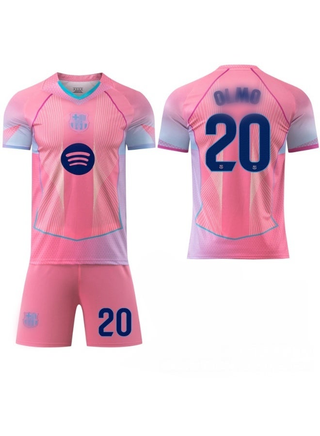 KUYING New Pink Commemorative Edition Football Suit Set - Image 1