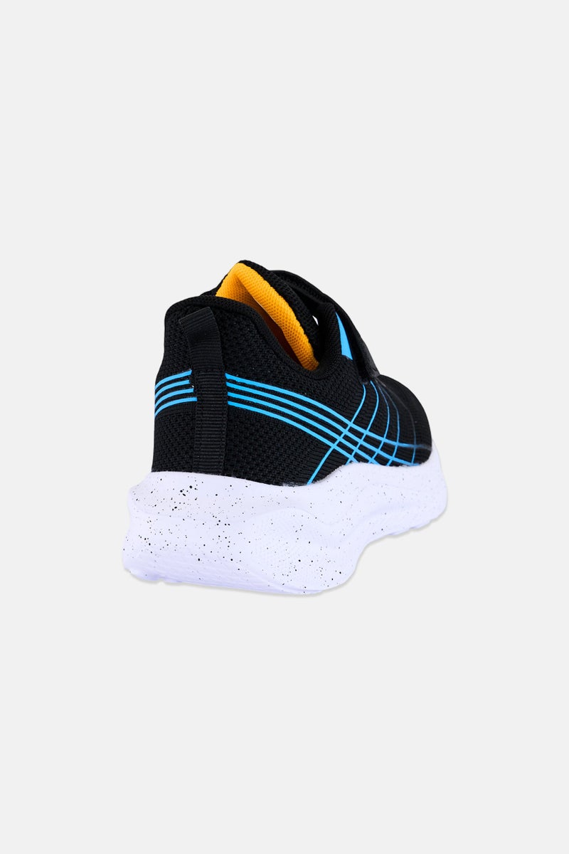 TapouT Kids Boy Velcro Closure Outdoor Shoes, Black - Image 4
