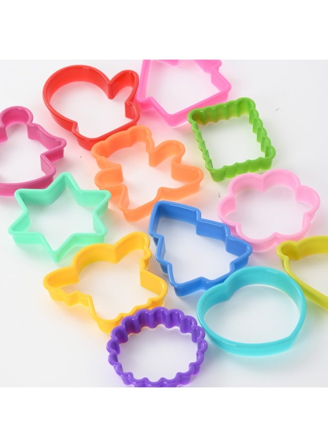 SHAOZHEN 12-Piece Plastic Cookie Cutter Set(Random color） - Image 5