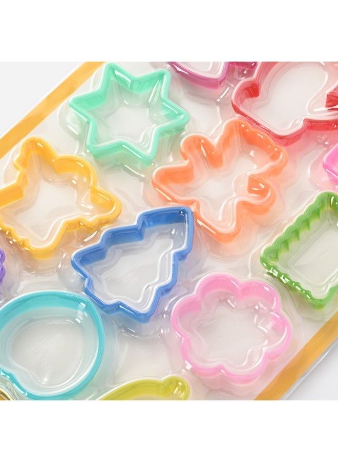 SHAOZHEN 12-Piece Plastic Cookie Cutter Set(Random color） - Image 3