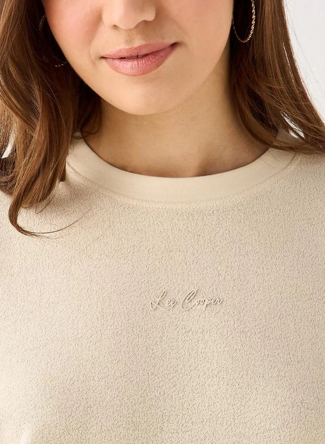 Lee Cooper WHITE Lee Cooper Top with Textured Design for Women | Best Price UAE