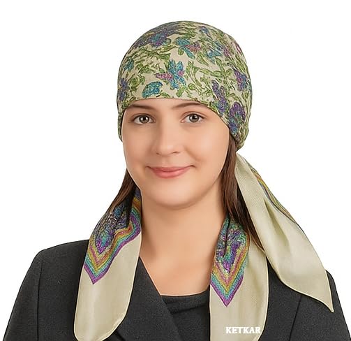 KETKAR Women’s Wool Winter Scarf | Soft & Warm Woolen Muffler | Stylish Cold Weather Wrap for Women | Pack of 1_White - Image 4