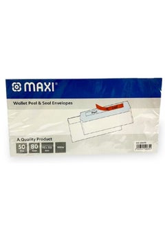 Maxi Maxi peel & seal white envelope 80gsm 115x225 50 pcs  - Image 4