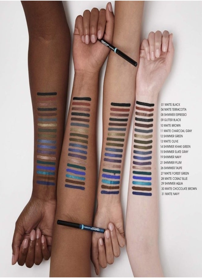 SEPHORA - SEPHORA COLLECTION Waterproof 12H Retractable Eyeliner – 04 Matte Terracotta  | Ultra-Pigmented, Smudge-Proof, Long-Lasting & Precision Glide Formula for Intense Eye Definition (0.30g) - Image 1
