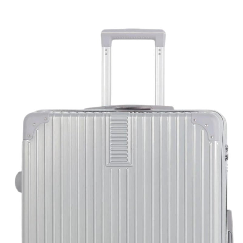 Aviator Stylish Aluminum Design Hardside Luggage Set - 3 Pieces Ultra-Protective - 360 Degree Dual Covers - Image 3