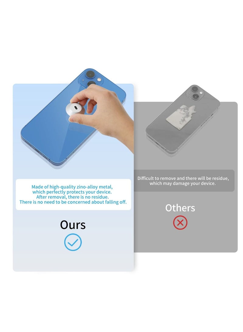 KASTWAVE 5 Pack Anchor Plate Adhesive Security Platewith Slot for Computer Lock Security Cables to Lock Down Laptops, Tablets, Monitors,for iPhone Smart Phone - Image 3