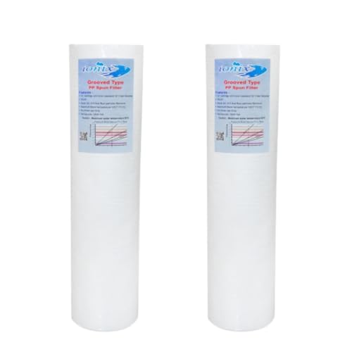 IONIX RO Pre Filter Kit with 2 Spun Sediment Filters | 5 Micron PP Filters | Complete Installation Set for RO Water Purifier | Universal Fit - Image 2