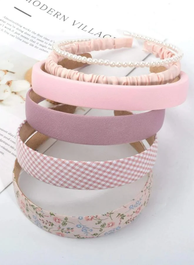 Take Two Take Two Set of 6 - Pink Assorted Headband