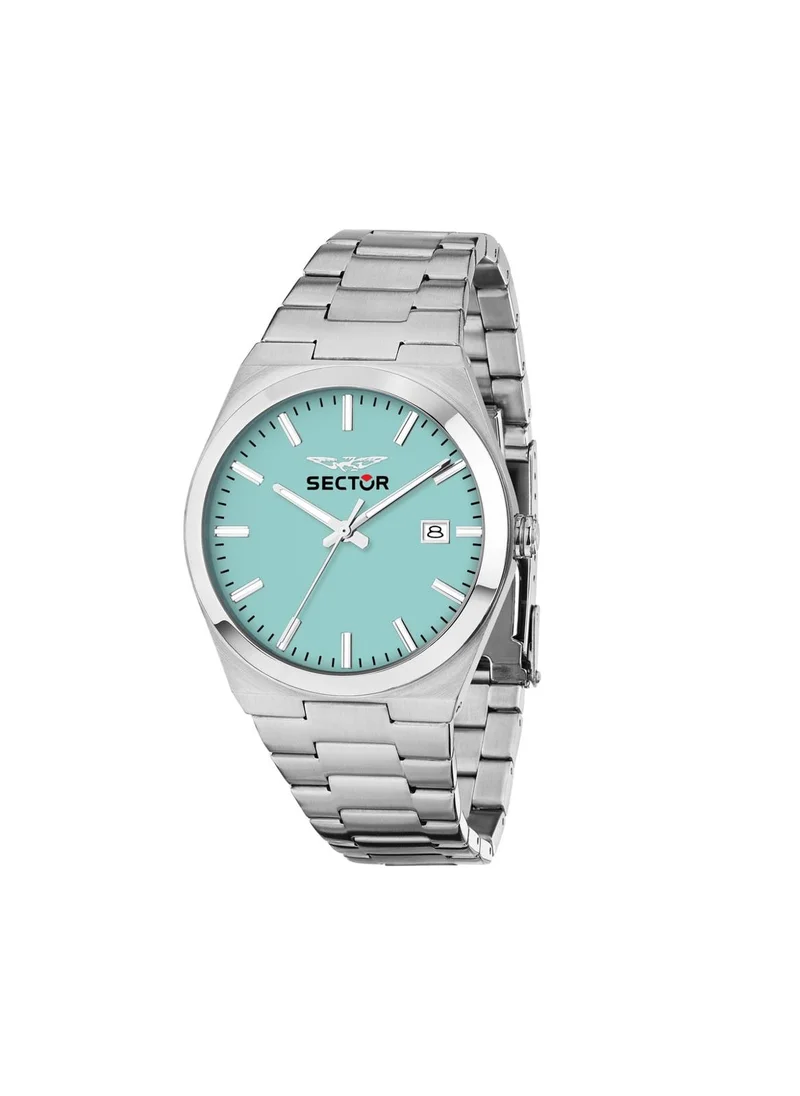 Sector C300 Men's Analog Watch - Blue Dial, 40mm Metal Case, Metallic Stainless Steel Bracelet, Quartz, 50M Water Resistant - R3253301004