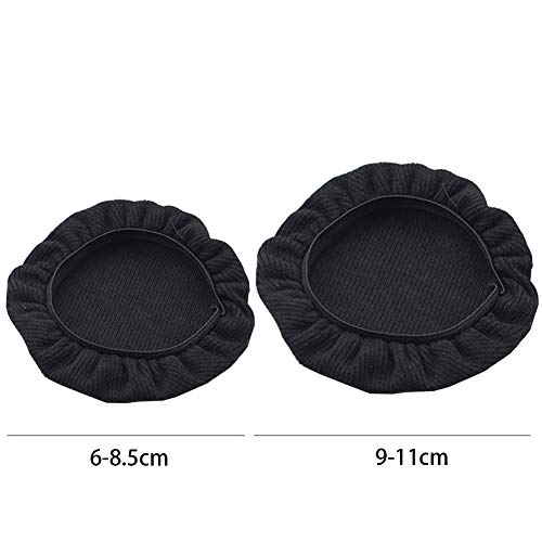Tvoip 2pairs/4pcs Universal Stretchable Headphone Cover Washable Ear Cup Covers Fabric Headset Ear Pad Cover On-Ear Headphones Earpads (2.36"-3.15"(6-8.5cm)) - Image 4