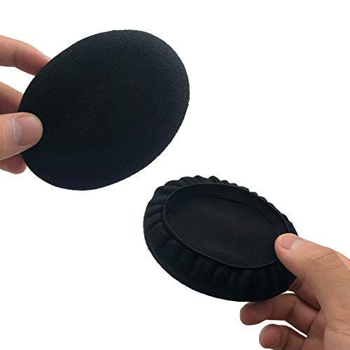 Tvoip 2pairs/4pcs Universal Stretchable Headphone Cover Washable Ear Cup Covers Fabric Headset Ear Pad Cover On-Ear Headphones Earpads (2.36"-3.15"(6-8.5cm)) - Image 3