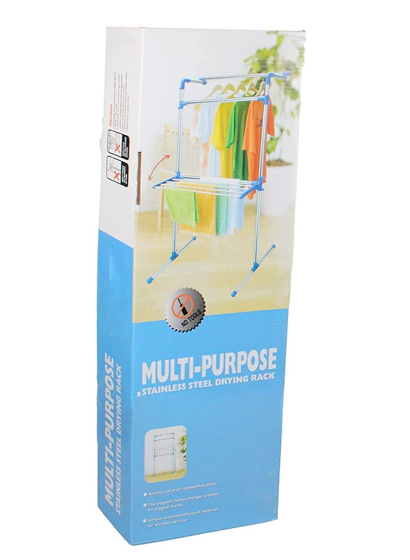 Multi Purpose Drying Rack Stainless Steel Blue - Image 5