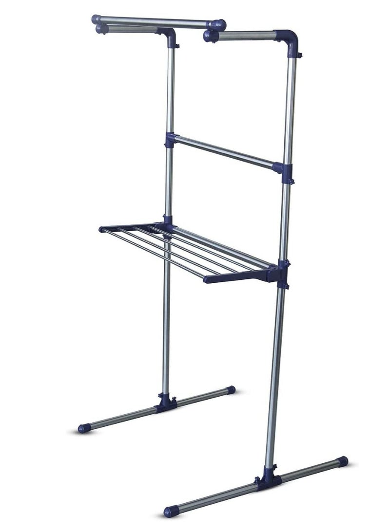 Multi Purpose Drying Rack Stainless Steel Blue - Image 4