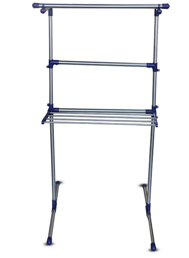 Multi Purpose Drying Rack Stainless Steel Blue - Image 3