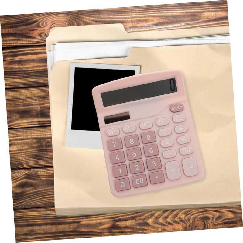 Dual Power Solar Basic Calculator for Office and Student Use - Image 3
