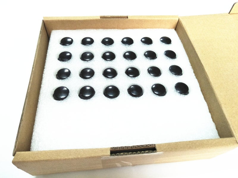 ZY Wheel 14mm x 1.5 Thread Size 51mm Long Set of 24pcs Small Diameter 7 Spline Drive Black Lug Nuts Closed End with 2 Keys - Image 5