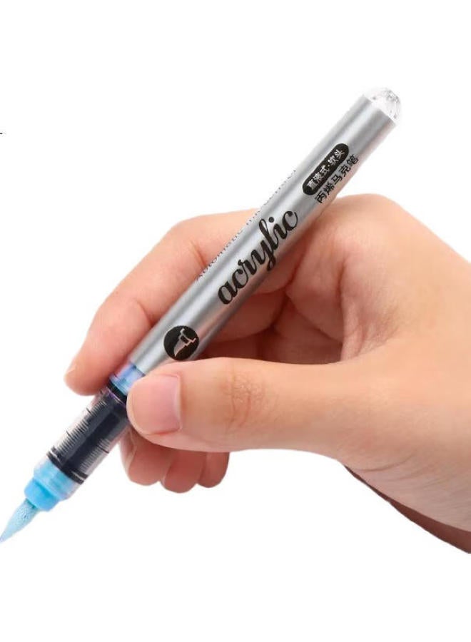 Grasp Master Straight Liquid Acrylic Soft-Tip Markers, 36 Colors, Washable, Non-Fading, High Coverage, Large Capacity, Children'S Drawing Pens, Watercolor Pens, Birthday And Back-To Gift Box Set For Boys And Girls - Image 1