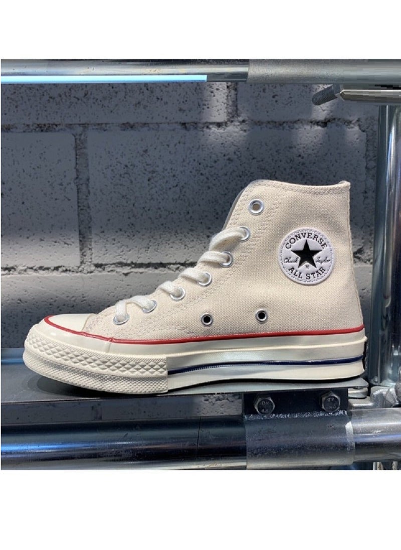 CONVERSE - 1970s Chuck Classic High Top All Star Sneaker Beige - Image 1