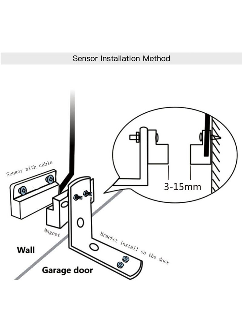 EzzySo - Smart WiFi Switch Garage Door Opener Controller Work Remote Control Graffiti Smart Voice Control Door Opener Compatible With Alexa Echo Google Home SmartLife Tuya Wif Control No Hub Required - Image 1
