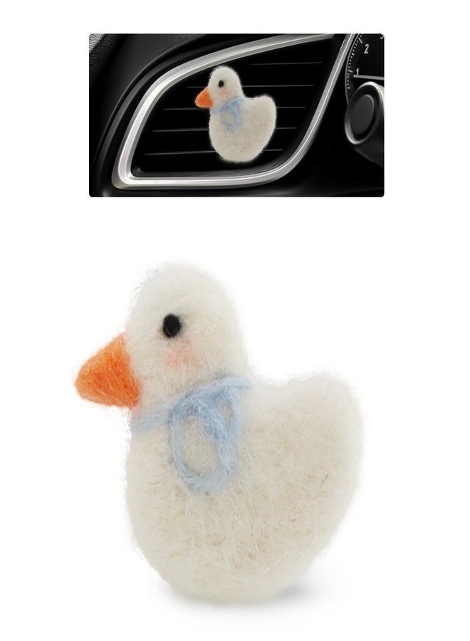 ORIESSE Duck Air Vent Clips Car Air Freshener Vent Clips Cute White Duckling Car Accessories Women Girly Essential Oil Car Diffuser Unique Car Charm - Image 1