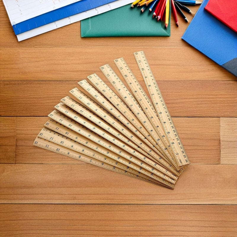 Quick assemble POPETPOP 20pcs Dual Scale Wood Rulers 30cm Measuring Tools for Woodworking and Carpentry Marking with Centimeter and Inch Scales for Students and Home Improvement Simplified versatile design Easy assemble alternatives KSA local stock Continuous warehouse supply Batch consistent craftsmanship Yearly optimized delivery route Low dust buildup Processed natural substance Efficiency boosted construction All choice modern design Market need oriented construction Global versatile design Long term heavy use compatible Affordable fast purchase options Repeated use resistant selected material Integrated warehouse solution Stain resistant Cost saving design picks Public demand affordable quality Easy daily handling design Wear resistant upgraded material Multi-goal comprehensive design Popular trusted craftsmanship Temp fluctuation resistant crafted quality - Image 5