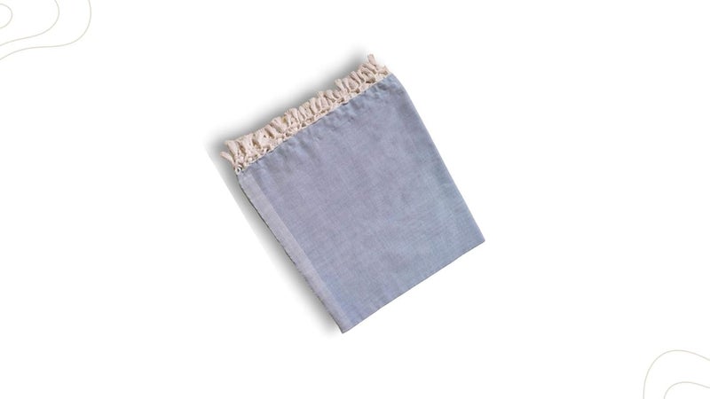EthnicAlive Bhagalpuri Handloom Andi Dull chadar Organic Cotton Silky AC chadar for All Season Summer Mild Winter Blue (Size 273x125cm) - Image 5