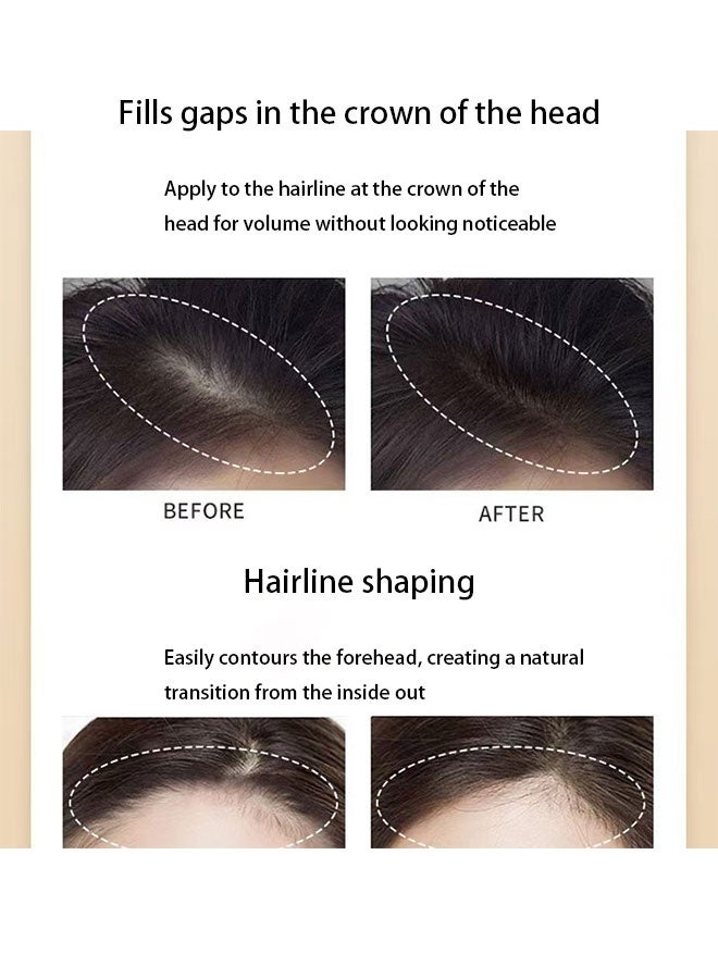 مايتشير بودرة خط الشعر، تغطية فورية لظل لون الشعر وجذور الشعر الرمادي، 4 جرام (بني) تتميز بتركيبة تكنولوجية حصرية، فهي طبيعية ولطيفة ومضادة للحساسية. - Image 3