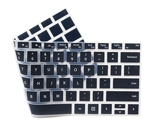 UHamn Silicone Keyboard Protective Skin Cover Compatible with 2019 Microsoft Surface Pro 7, 2016-2018 Surface Pro 4 / Pro 5 / Pro 6 (Black) - Image 3