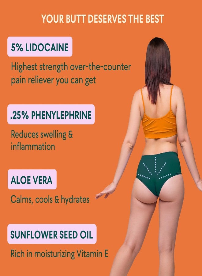 BEAM Maximum Strength Lightweight, Non-Sticky, Non-Greasy Hemorrhoid Cream Lotion, 5% Lidocaine, Phenylephrine HCI, Paraben & Phthalate Free, Fast Relief of Pain, Swelling, Itching & Discomfort, 1oz - Image 3