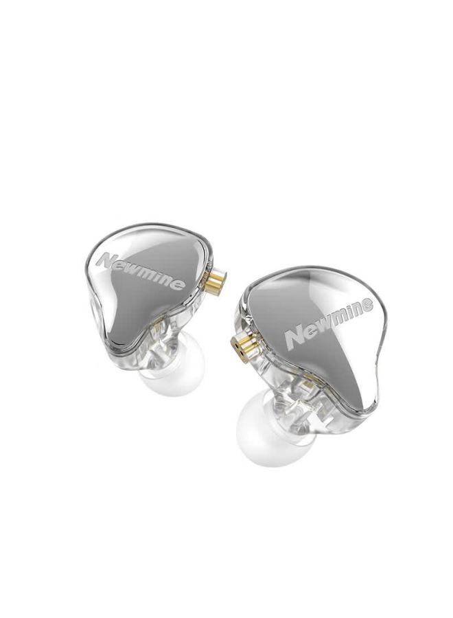 Newmine Xlt18 Type-c Wired Digital Gaming Earphones In-ear High-quality Sound For Huawei Honor Oppo Xiaomi Vivo Apple 15/16 Silver