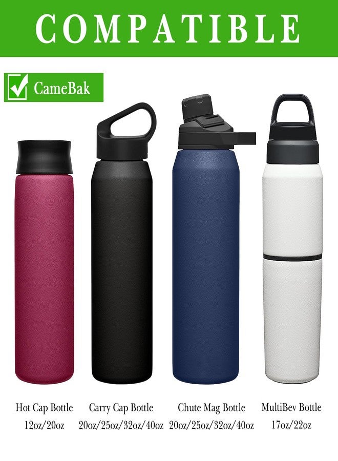 Linkidea 2 Pack Water Bottle Tea Infuser for Loose Leaf Tea, Compatible with CamelBak Chute Mag, Carry Cap 20oz/25oz/32oz/40oz Attachment, 304 Stainless Steel Mesh Strainer - Image 2
