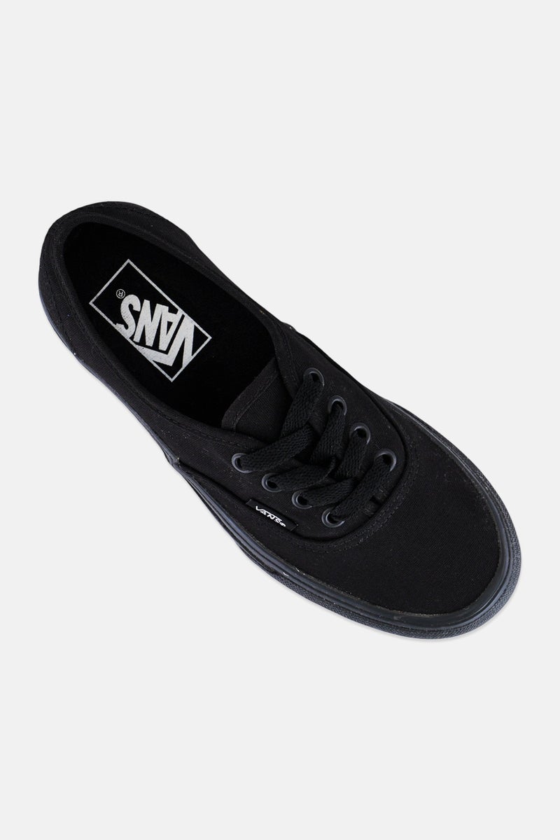 VANS Women Authentic Stac Lace UP Skateboarding Shoes, Black - Image 4