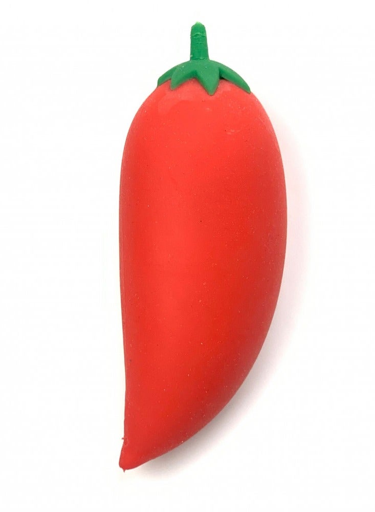 شو وو لعبة سكوشي إسفنجية لتخفيف التوتر مصممة على شكل الفلفل الحار - Image 3