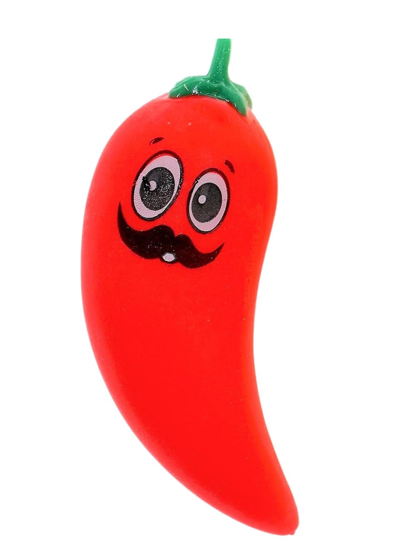 شو وو لعبة سكوشي إسفنجية لتخفيف التوتر مصممة على شكل الفلفل الحار - Image 2