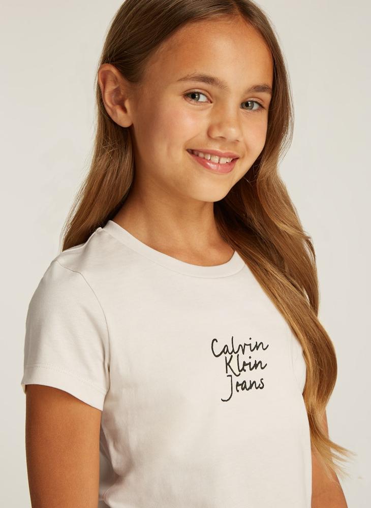 Calvin Klein Jeans - Youth Graphic Logo Slim T-Shirt - Image 1